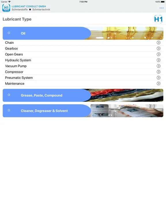 Lubcon H1 Consultant iPad  Ekran Görüntüleri