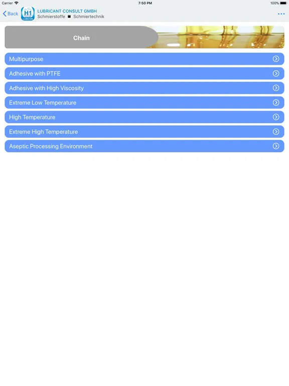 Lubcon H1 Consultant iPad  Ekran Görüntüleri