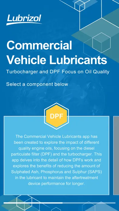 Capturas de tela do Commercial Vehicle Lubricants