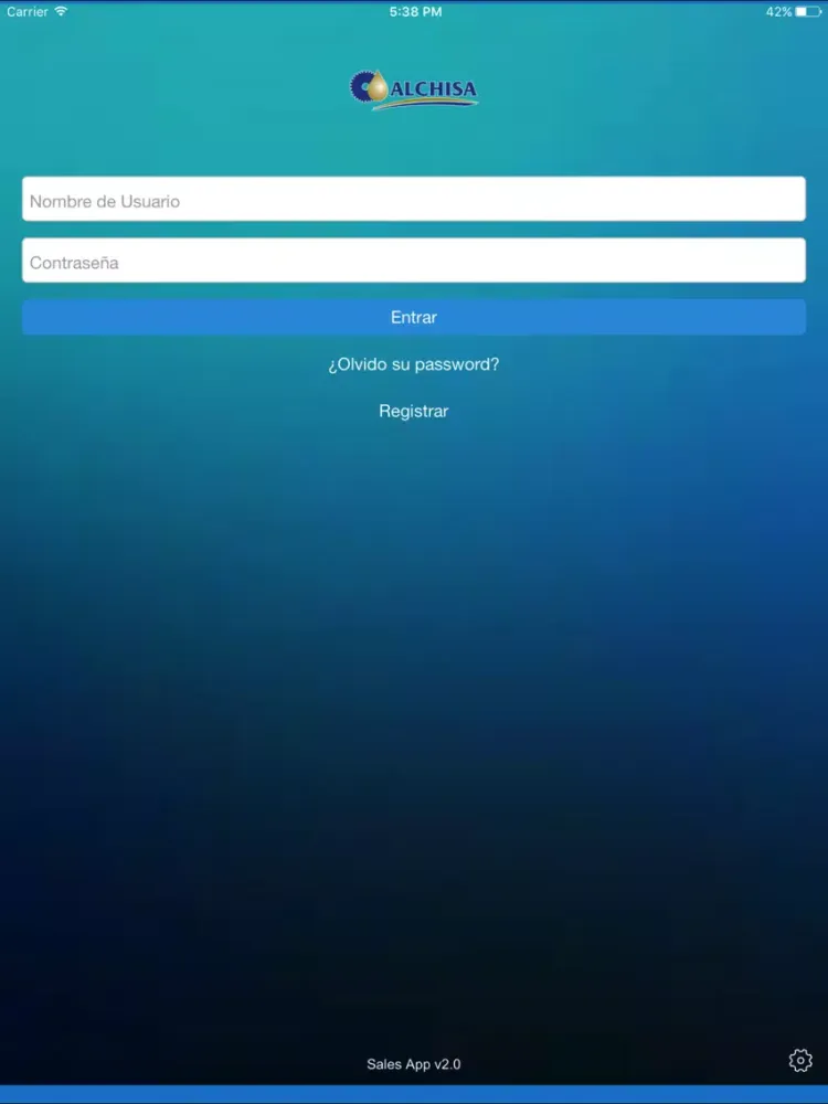 Zrzuty ekranu Sales Alchisa iPad 