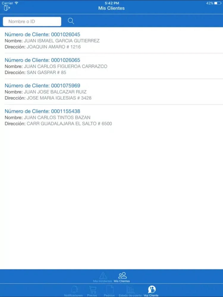 Zrzuty ekranu Sales Alchisa iPad 