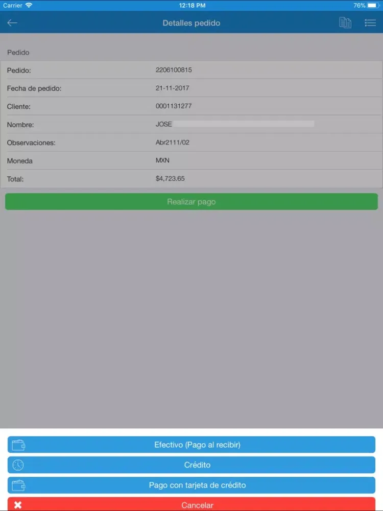 Lubtrac Clientes iPad  スクリーンショット