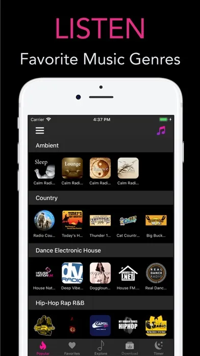 Capturas de tela do Offline Music Player »