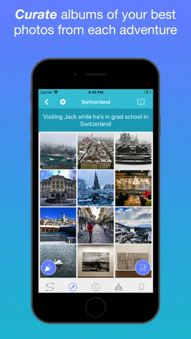 Ảnh chụp màn hình của TravelWeb: Track your travels