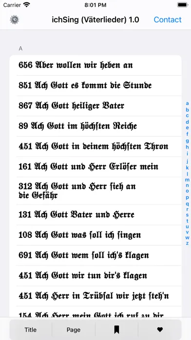 ภาพหน้าจอของ ichSing Deutsch