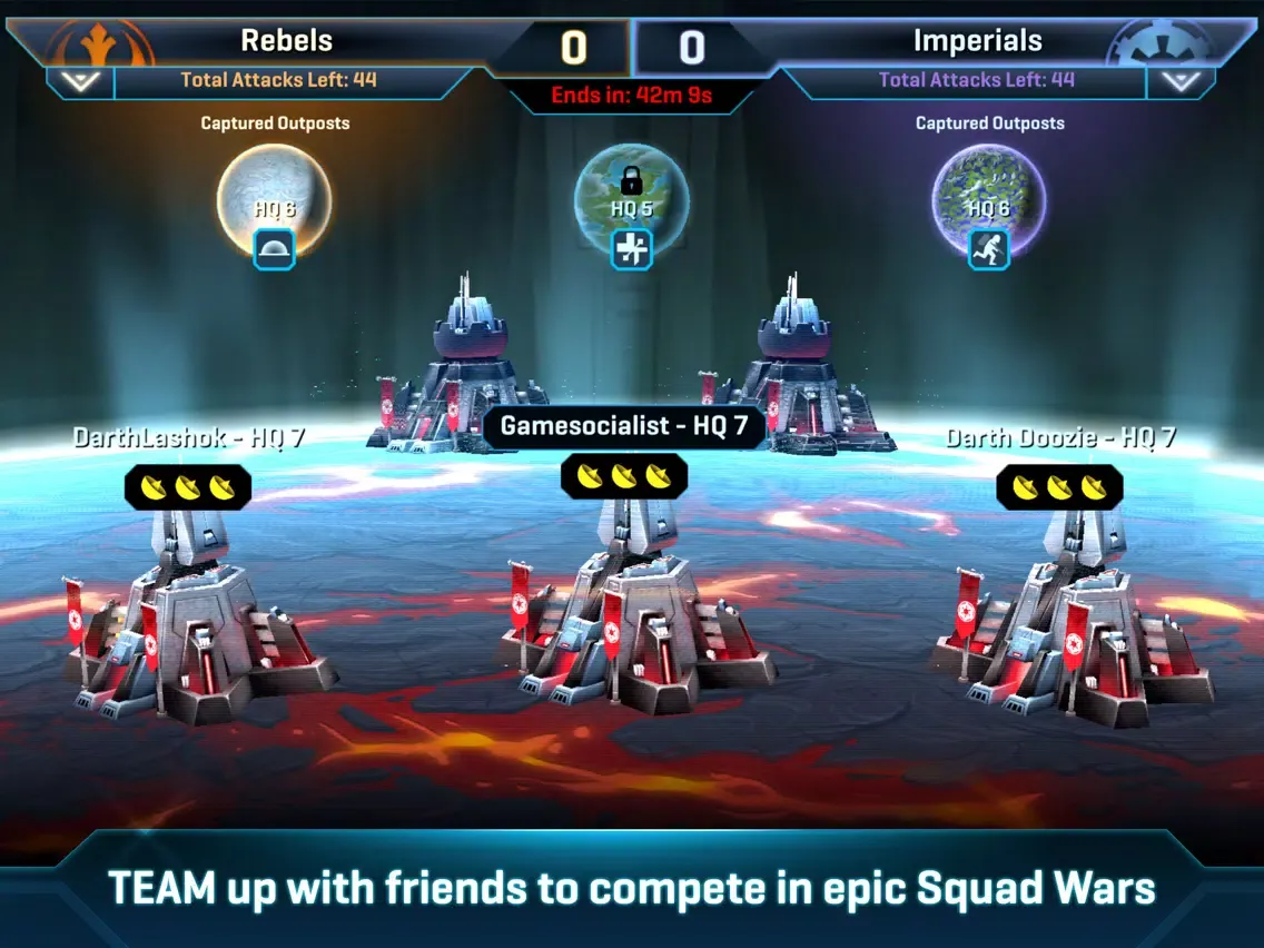 Captures d'écran de Star Wars™: Commander iPad 