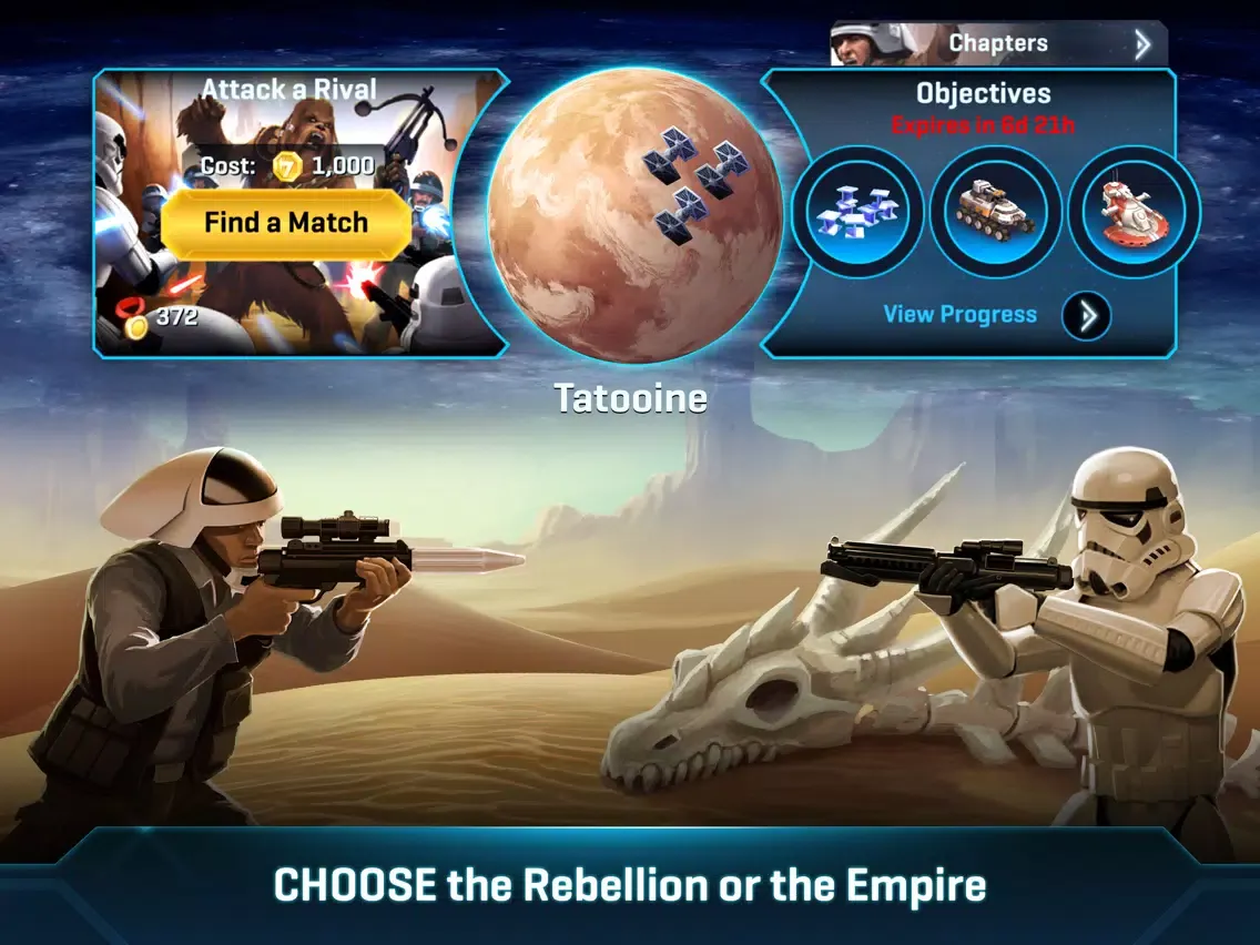 Captures d'écran de Star Wars™: Commander iPad 
