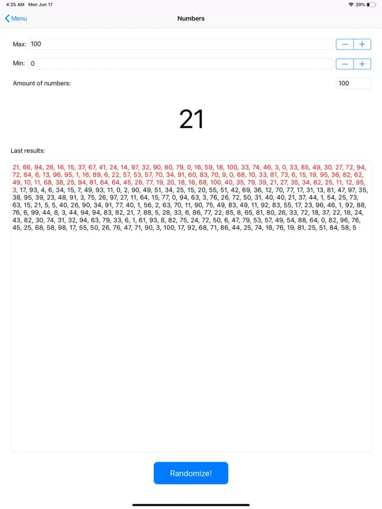 Random it! iPad  Ekran Görüntüleri