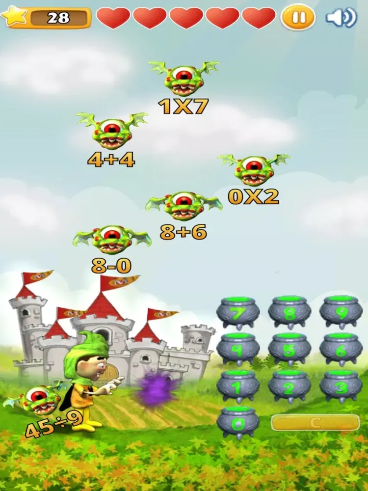 Screenshot di MathMagic: math game - brain training iPad 