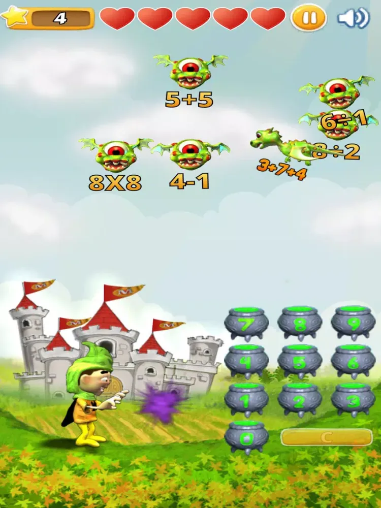 Screenshot di MathMagic: math game - brain training iPad 