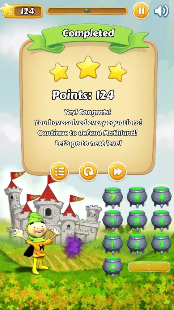 Screenshot di MathMagic: math game - brain training