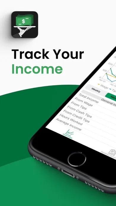 TipTracker - track your income سکرین شاٹس