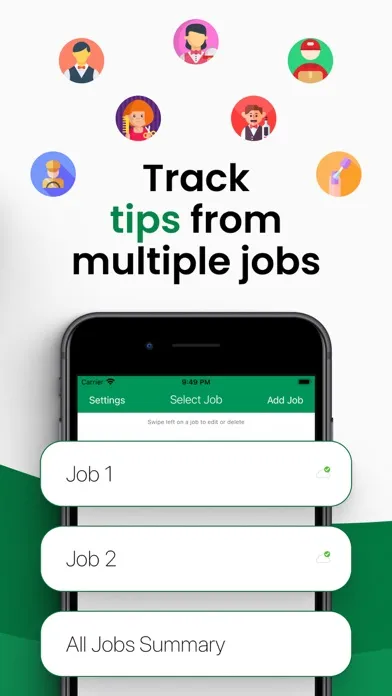 TipTracker - track your income سکرین شاٹس
