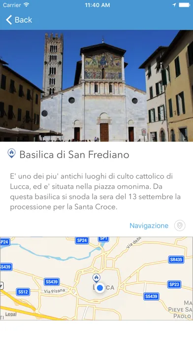 LuccaMap - Lucca Points of Interest Travel Guide स्क्रीनशॉट