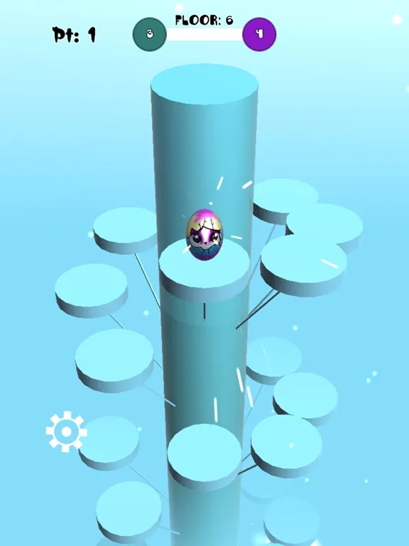KittyEgg jump iPad  स्क्रीनशॉट