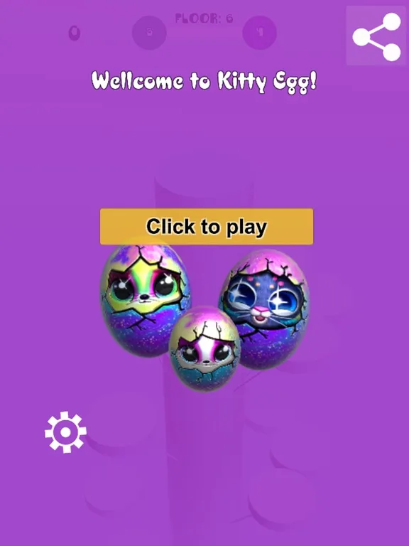 KittyEgg jump iPad  स्क्रीनशॉट