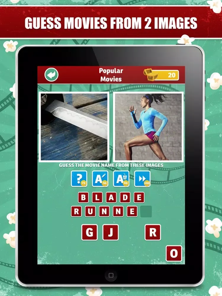تصاویر Movie Quest Music Pop Quiz - Guess the word puzzles from pictures, posters and songs. Free! iPad 