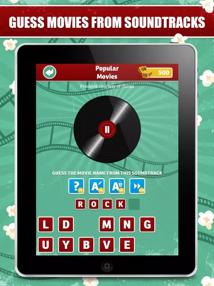 تصاویر Movie Quest Music Pop Quiz - Guess the word puzzles from pictures, posters and songs. Free! iPad 