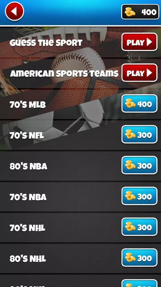 Captures d'écran de Sports Pop Quiz Free - Guess What Professional Teams, Athletes or Logos Game