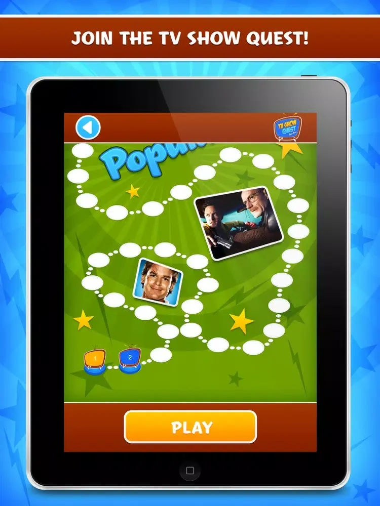 ภาพหน้าจอของ TV Show Music Quiz - Guess the Popular TV Series from Pictures, Posters and Songs iPad 