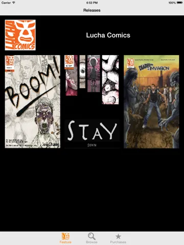 Lucha Comics iPad 應用截圖