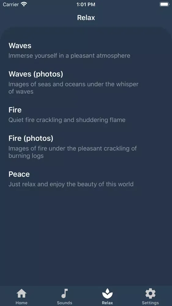Capturas de pantalla de My sleep: relax, sounds, dream