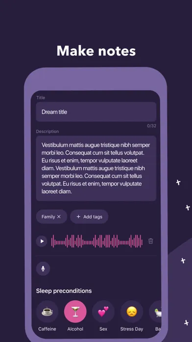 ภาพหน้าจอของ Dream Journal & Lucid Dreaming