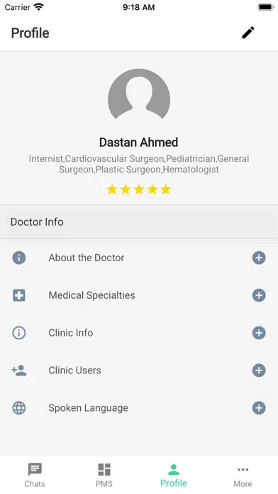 Zrzuty ekranu Dr. Online For Doctors