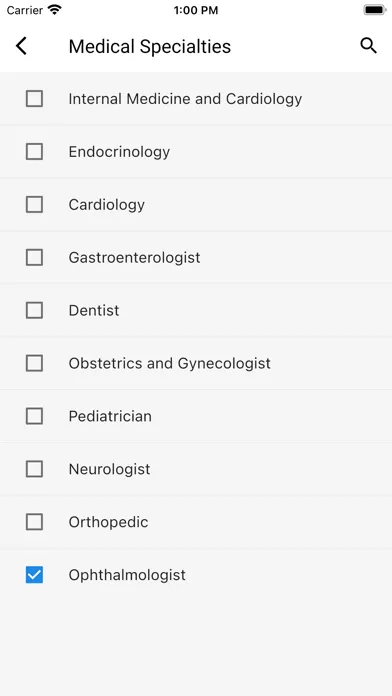 Zrzuty ekranu Dr. Online For Doctors