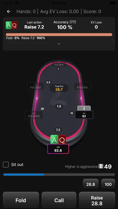 Скриншоты Lucid Poker Trainer