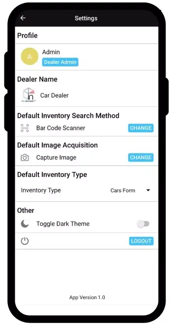 InventreeFY Screenshots