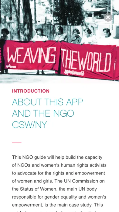 Tangkapan layar Women & UN Guide by NGO CSW NY
