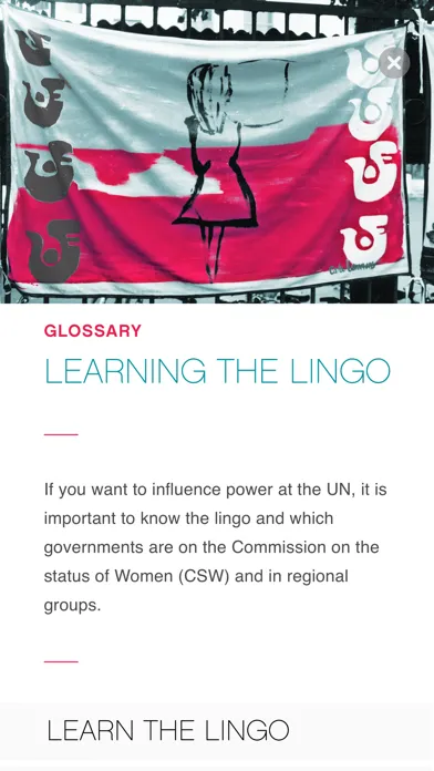 Tangkapan layar Women & UN Guide by NGO CSW NY
