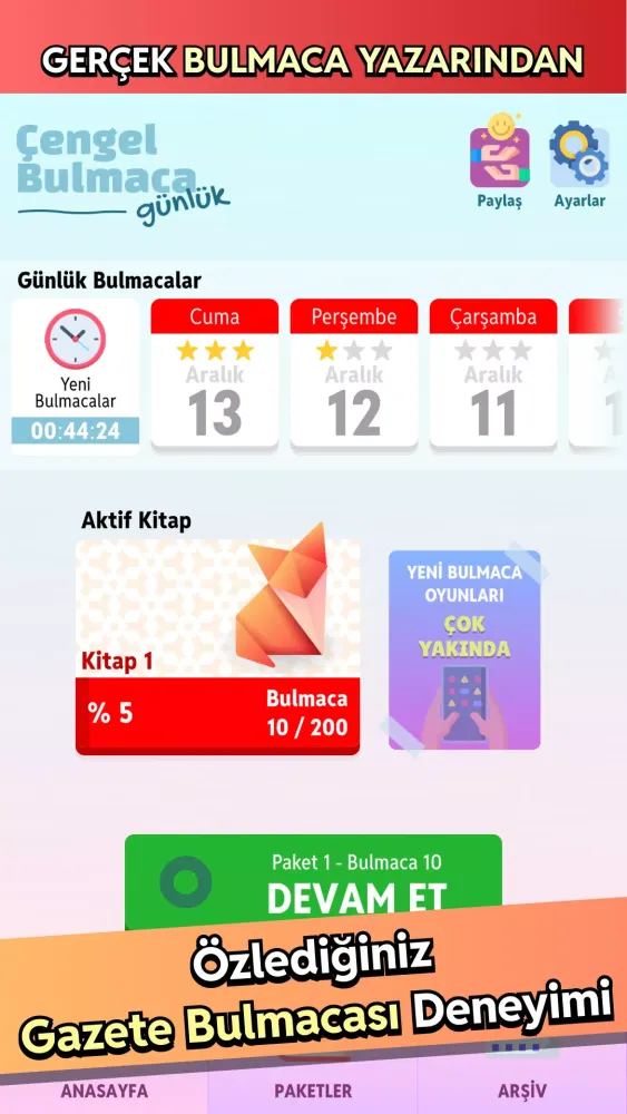 Zrzuty ekranu Çengel Bulmaca