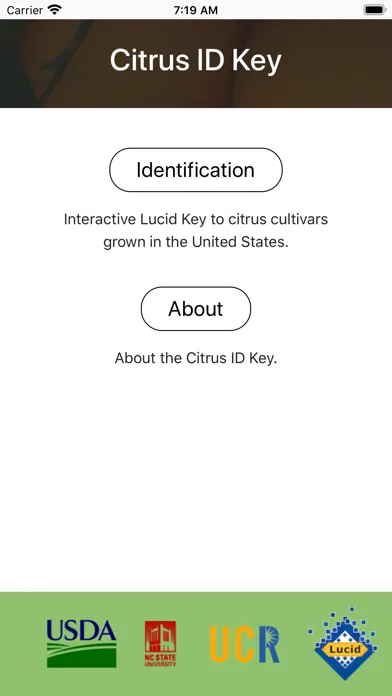 Citrus ID スクリーンショット