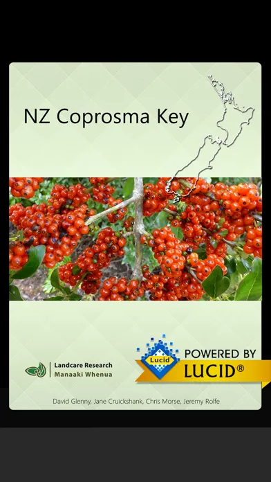 صور NZ Coprosma Key