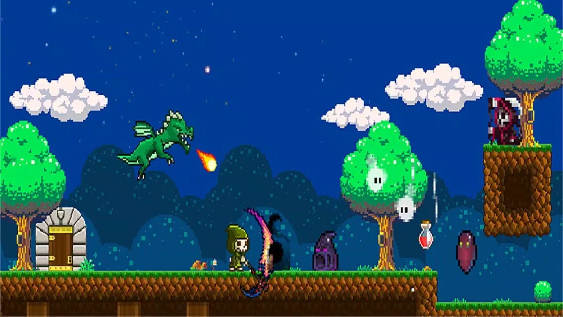 ภาพหน้าจอของ Heroes of Stars: 2D Arcade