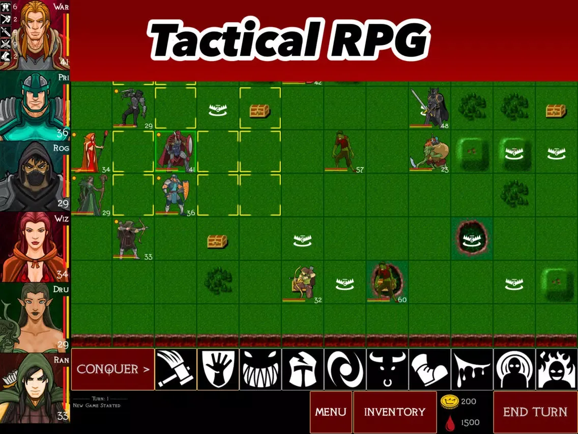 Capturas de tela do Heroes of Blood Magic : a Tactical RPG for iPad iPad 