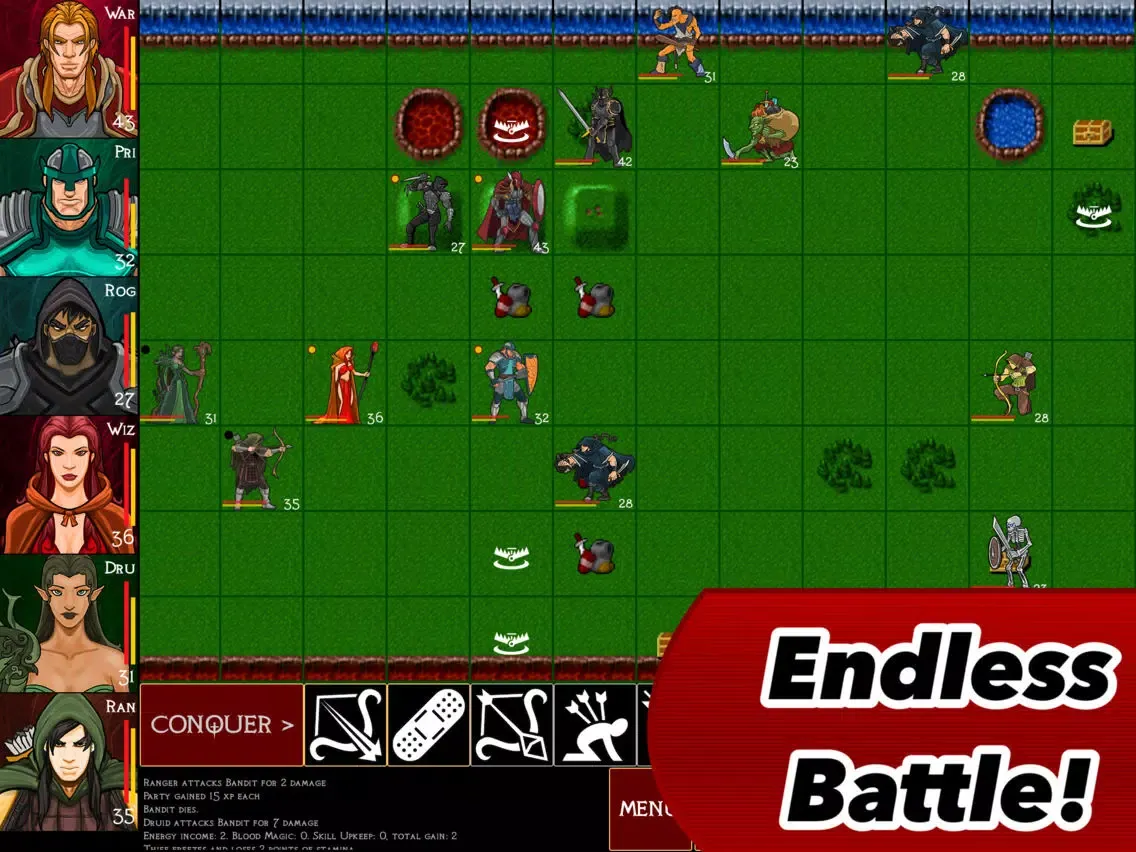 Capturas de tela do Heroes of Blood Magic : a Tactical RPG for iPad iPad 