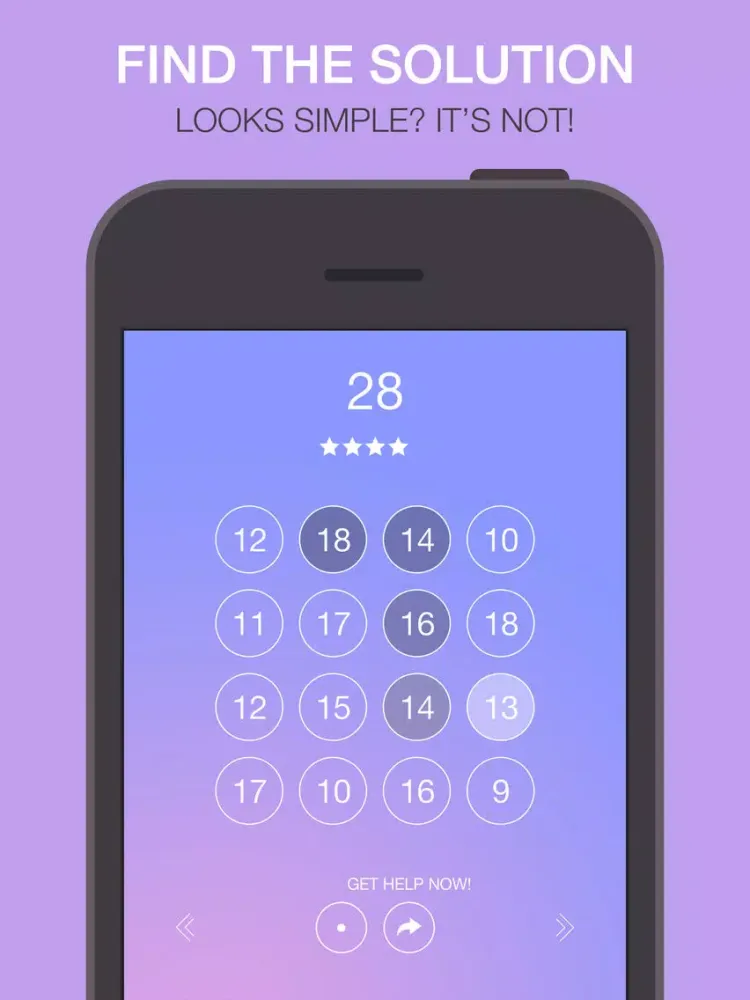 #EIGHT - Math puzzle challenge and IQ brain training game! iPad  Screenshots