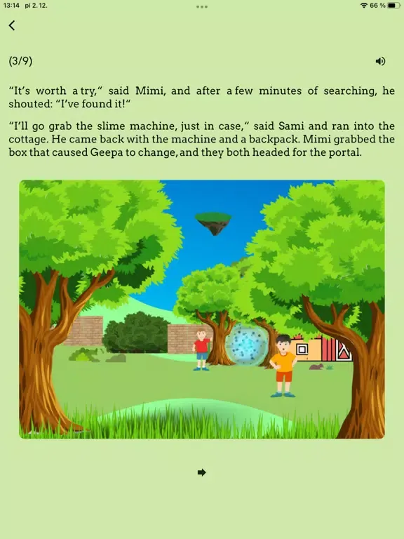 ภาพหน้าจอของ Read Adventures: Mimi and Sami iPad 