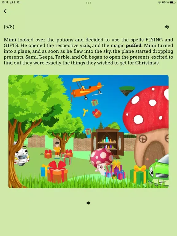 ภาพหน้าจอของ Read Adventures: Mimi and Sami iPad 