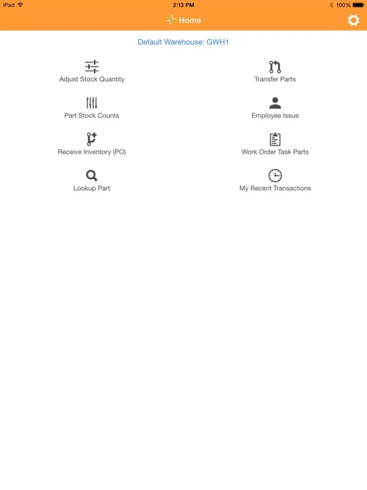 Lucity Warehouse 1.0 iPad  스크린샷