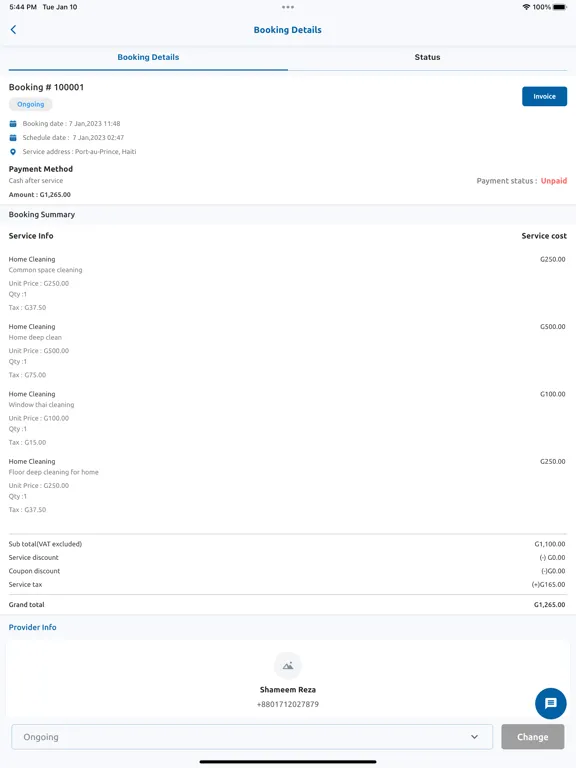 Luck E-Tech Serviceman iPad  Ekran Görüntüleri