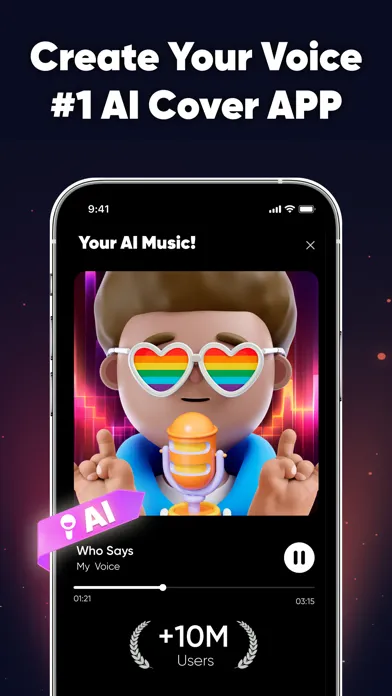 Скриншоты VocalMe Music: AI Cover Songs