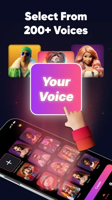 Скриншоты VocalMe Music: AI Cover Songs