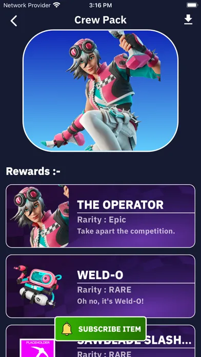 FN Track - Item Shop & Skins应用截图