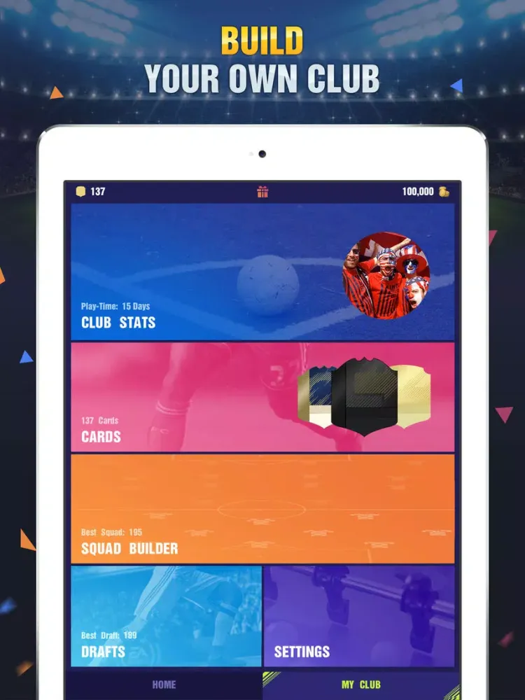 Tangkapan skrin Draft Simulator for FUT 18 iPad 
