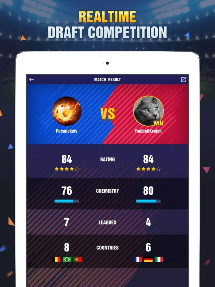 Tangkapan skrin Draft Simulator for FUT 18 iPad 