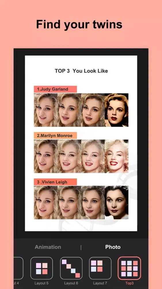 Look alike - you look like app स्क्रीनशॉट